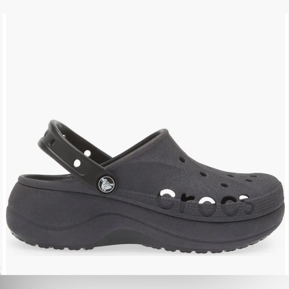 Crocs Glitter Baya Platform Clog